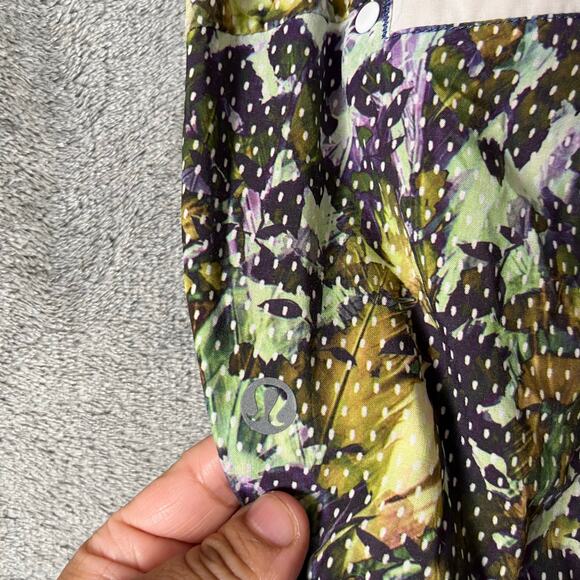 Lululemon Spring Break Away Short Floral Sport White Multi Size 6 - Picture 4 of 5